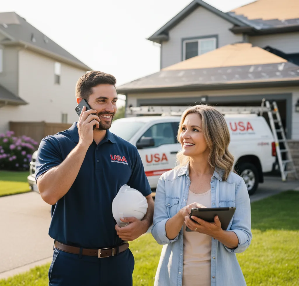 USA Roof Repair Experts customer support in Assonet